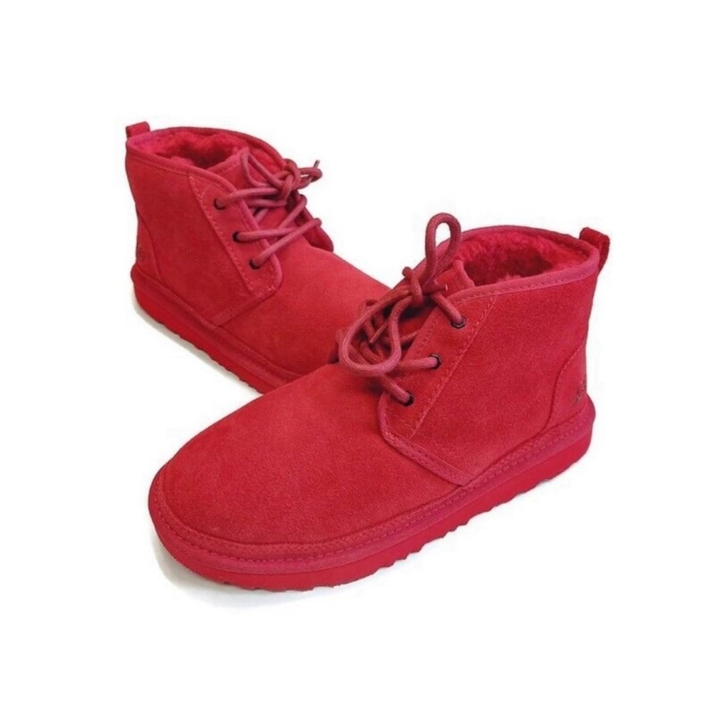 UGG Neumel Mens Size 10 Red Working Casual Outdoor Chukka Boots Shoes 3236